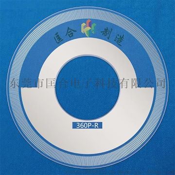光刻加工360线玻璃码盘，外径35mm
