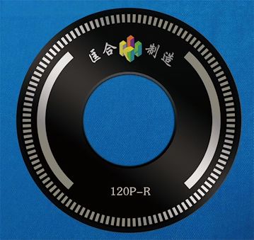 光刻加工120线玻璃码盘，外径33mm